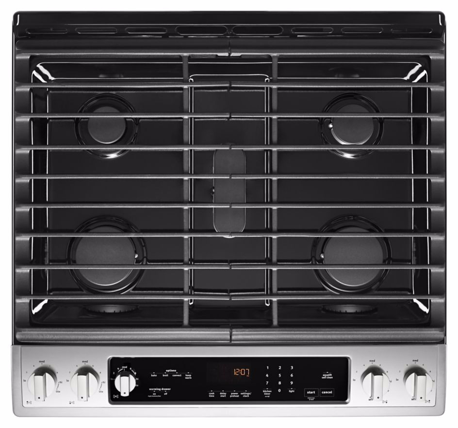 Maytag Stainless Steel Slide-In Convection Gas Range MGS8800FZ 