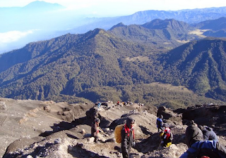 The Attractions of Mount Semeru, East Java Indonesia