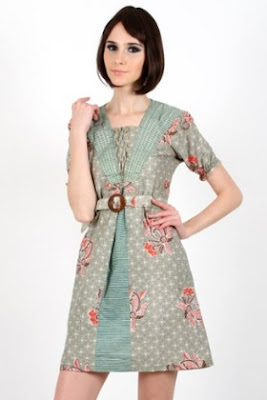 25 Desain  Baju Batik Modern Casual Untuk  Remaja Wanita 