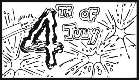 4th Of July Coloring Page