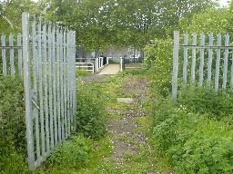 Exit from the Big Brother compound, over the bridge towards the studio