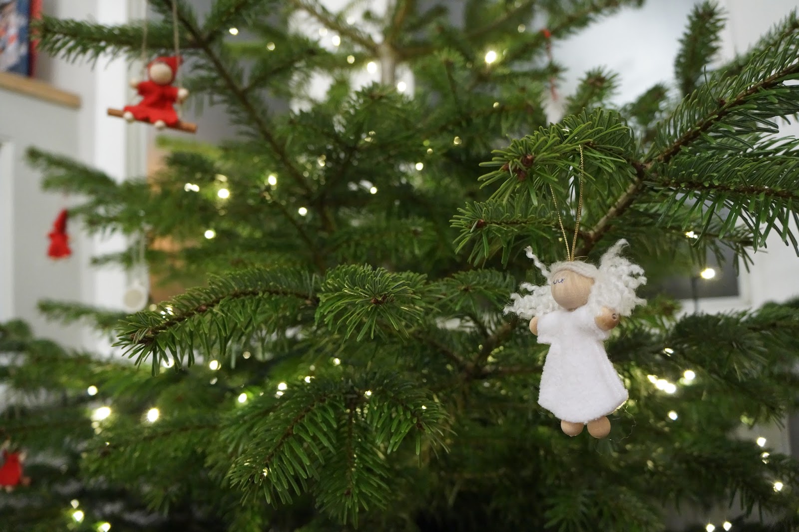 scandinavian finnish christmas tree decoration angel