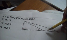 angles of triangles, angle measures, geometry