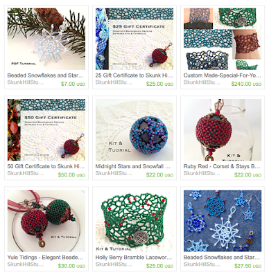 Karen Williams'  Holiday Collection on Etsy: Skunk Hill Studio