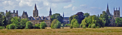 Oxford from Christ Church Meadow