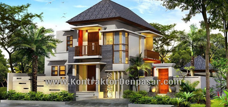 18+ Desain Rumah Bali Lantai 2 Minimalis