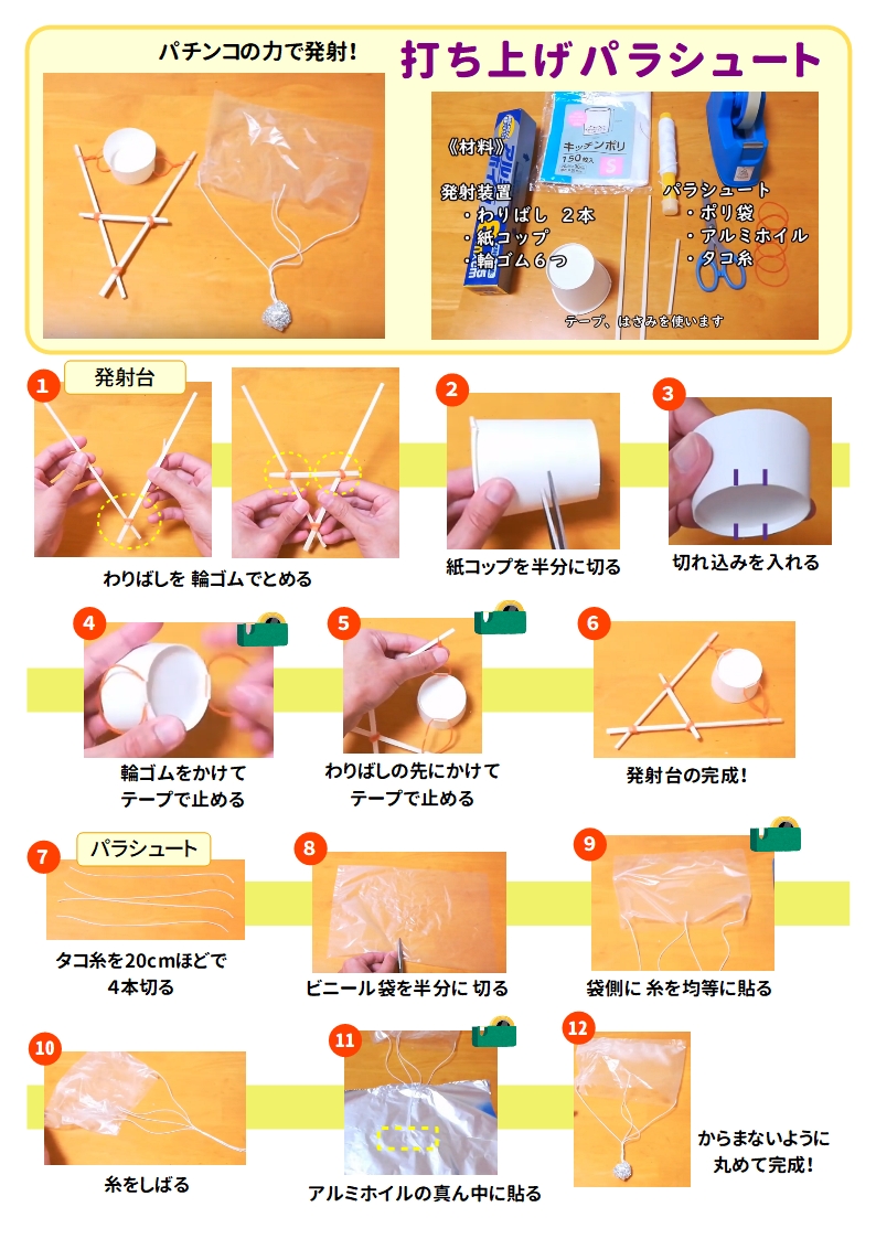 打ち上げパラシュート 難易度 まつぼブログ