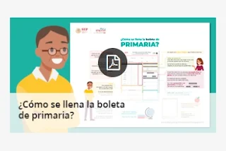 Infografias para el llenado de las boletas de evalucion de preescolar, primaria y secundaria