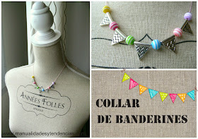 Collar de banderines DIY