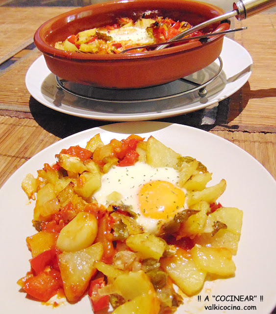 Huevos en fritada al horno