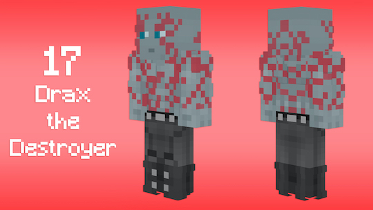 minecraft skins Drax the Destroyer