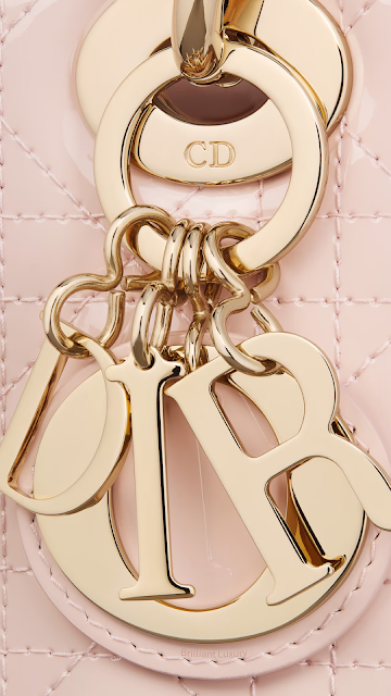 ♦Lady Dior powder pink patent cannage lambskin bag #brilliantluxury