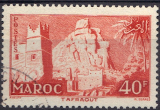 French Morocco - 1955 - Tafraout Village