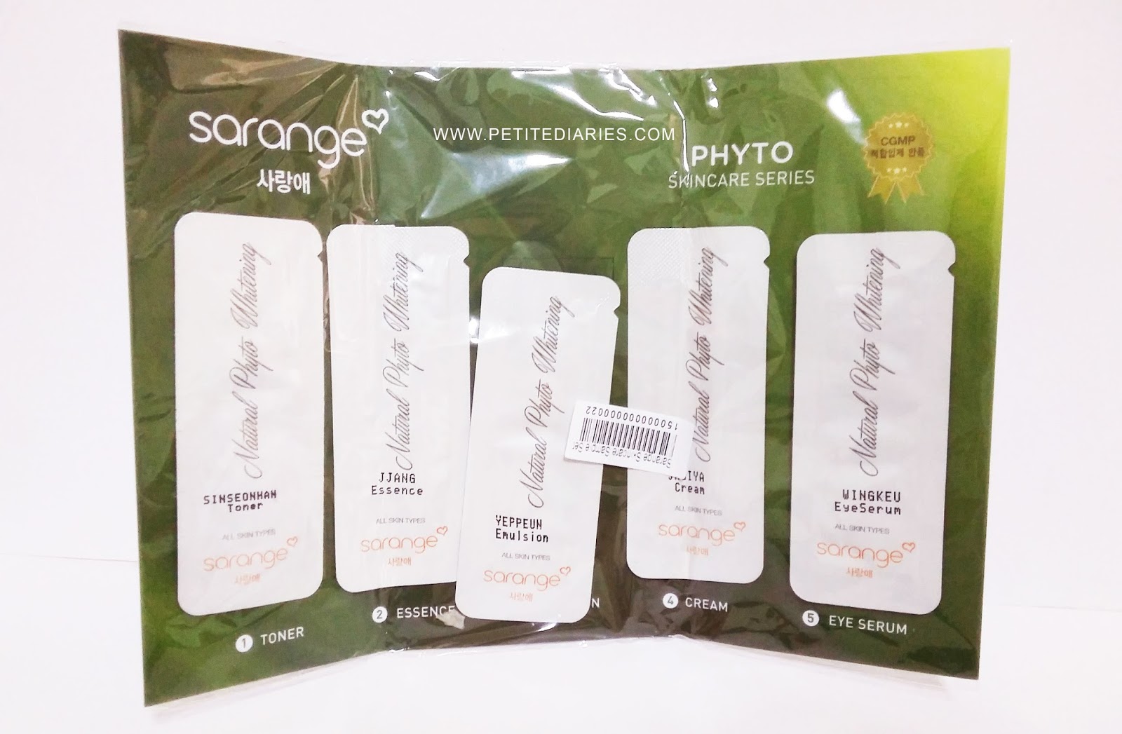 sarange phyto series sample