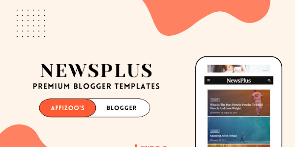 [Latest] Newsplus Blogger Template for FREE Download