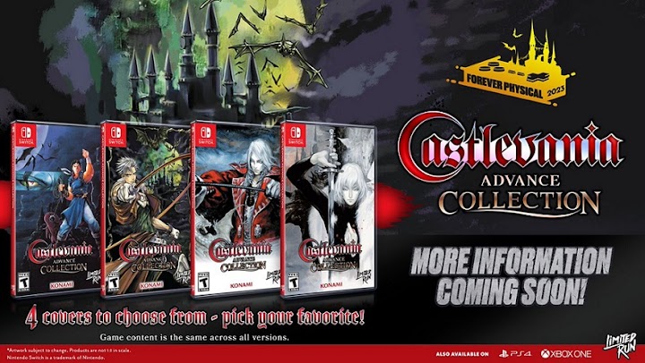 Castlevania Advance Collection Custom Switch Cover NO GAME -  Israel