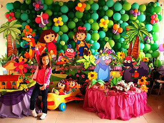 Children's Parties Decoration Dora the Explorer