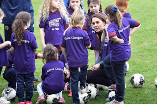 Kate Middleton at National Football Stadium in Belfast