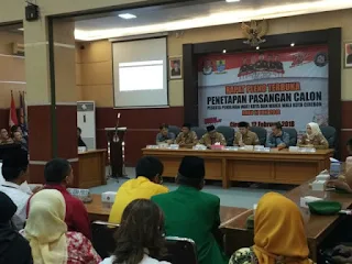 Rapat Pleno Penetapan Pasangan Calon Walikota Dan Wakil walikota Cirebon 