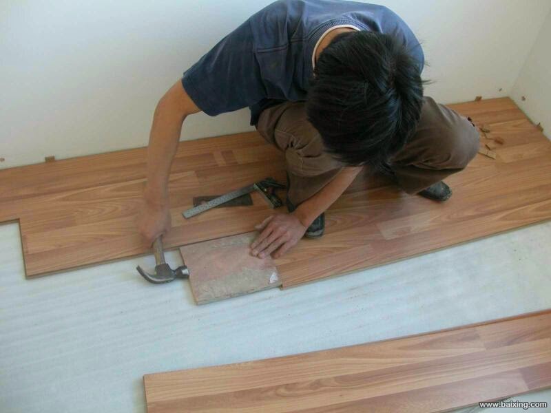 Memasang Laminate  Flooring Lantai  Kayu  Murah