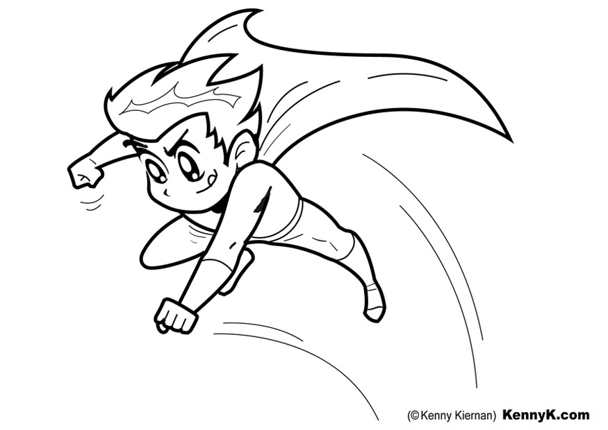 Superman Coloring Pages