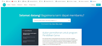 PEMANFAATAN AKUN BELAJAR.ID (Google Workspace for Education) UNTUK PENGGUNAAN CANVA FOR EDUCATION