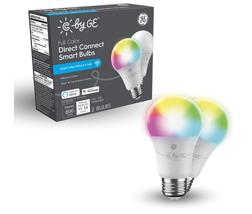 C by GE Full Color Direct Connect Smart LED Bulbs