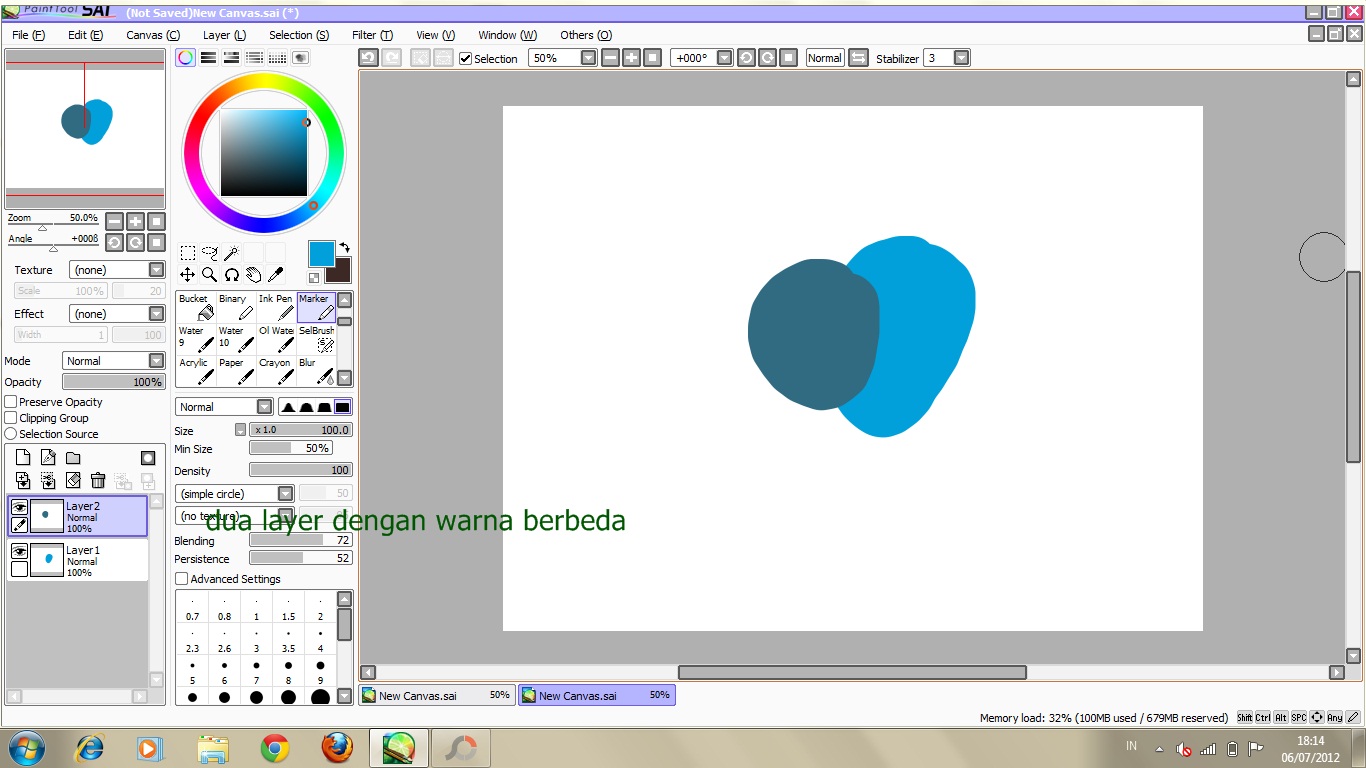 Cara memakai paint tool sai secara sederhana ~ otaku indonesia