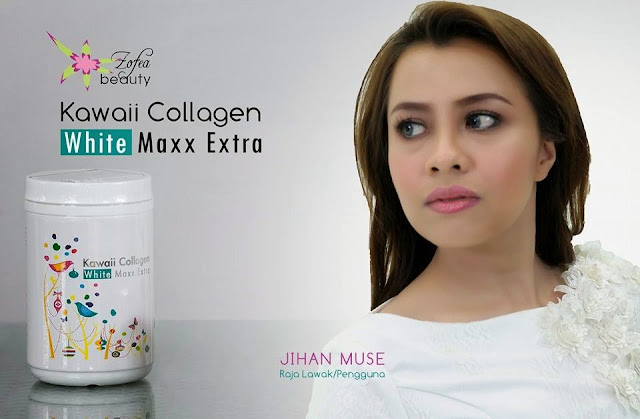 Secret skin white kawaii collagen / zofea bust up / skincare dr.halina murah