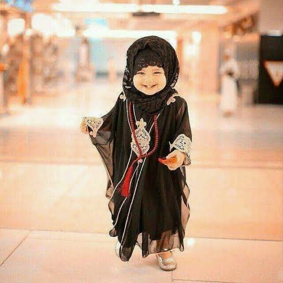 ছোট মেয়েদের/বাচ্চাদের বোরকা পড়া পিক-বোরকা পড়া বাচ্চা মেয়েদের পিক | ছোট মেয়েদের নেকাব পড়া পিক, ছবি | Baby Girl hijab style