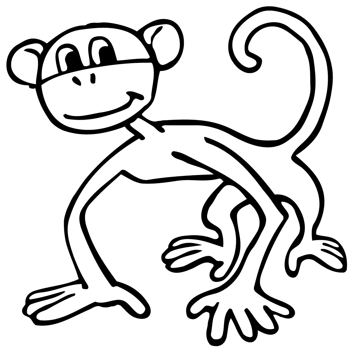 cartoon monkey