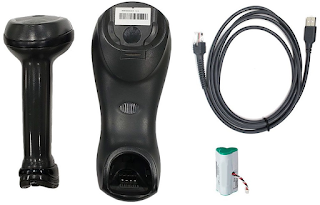 Motorola Solutions Zebra Symbol (Motorola) LI4278 Wireless Bluetooth Barcode Scanner, with Cradle and USB Cables with pairing and programming guide