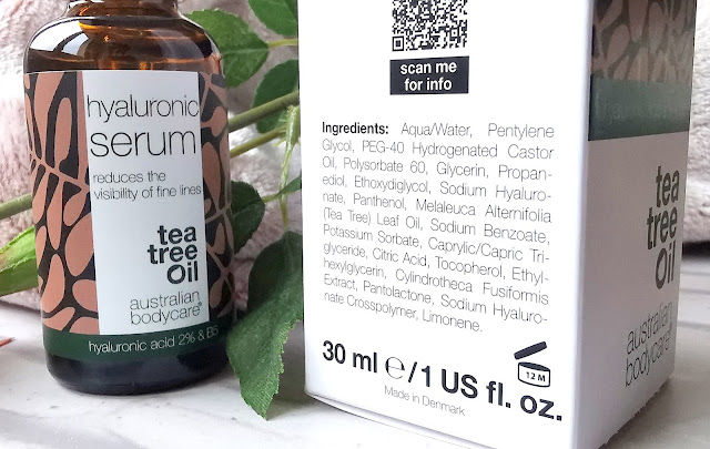 australian bodycare tea tree oil hyaluronic serum zlozenie