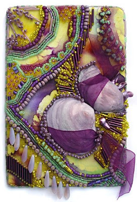 Bead Journal Project, Christi Carter, lavender