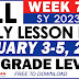 DAILY LESSON LOGS (WEEK 7: Q2) JANUARY 3-5, 2024