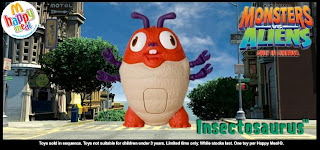 McDonalds Monsters vs Aliens Happy Meal Toys 2009 - Insectosaurus