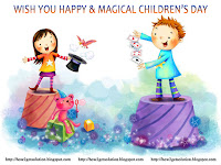 festival free childrens day special photo gallery 2019 download, animated childrens day with two teen magician lovers