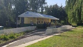 Riverside Park's miniature railway. Photo by Steve Gow