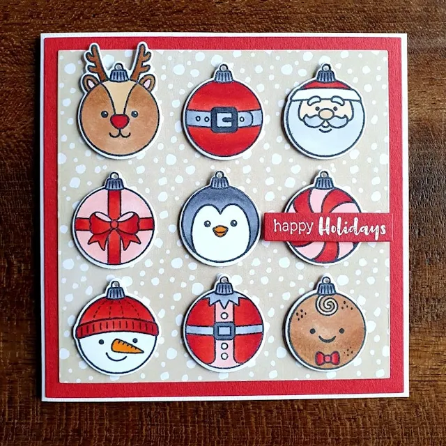 Sunny Studio Stamps: Deck The Halls Customer Card by Rianne Smal