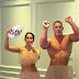 John Cena and Nikki Bella strips completely neked as she celebrates reaching 500,000 subscribers on YouTube