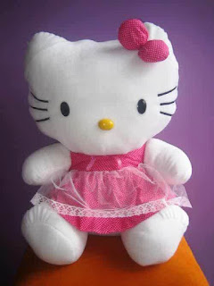 Boneka hello kitty dress pink