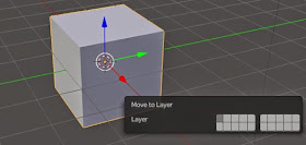 Moving objects from one layer to another in blender