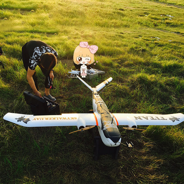 Skywalker Titan 2160mm Wingspan V-Tail Twin-Motor EPO Aerial Survey Aircaft RC Airplane KIT