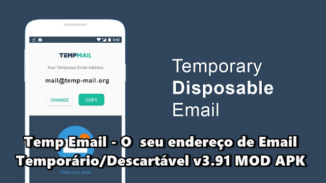 Temp Email - Endereço de Email Temporário/Descartável v3.91 MOD APK 