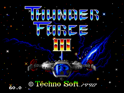 【MD】閃電出擊3(雷霆力量戰機3)原版+全武器Hack版，Thunder Force III！