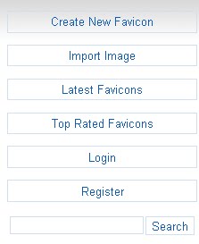 favicon menu