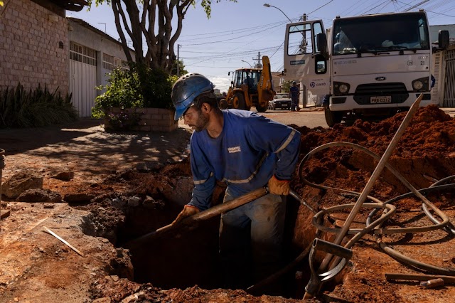 Os Ramais de água do DF estão sendo substituídos pela CAESB