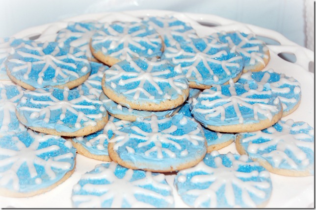 snowflake cookies