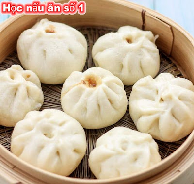 Cách làm bánh bao bằng bột mì và bột