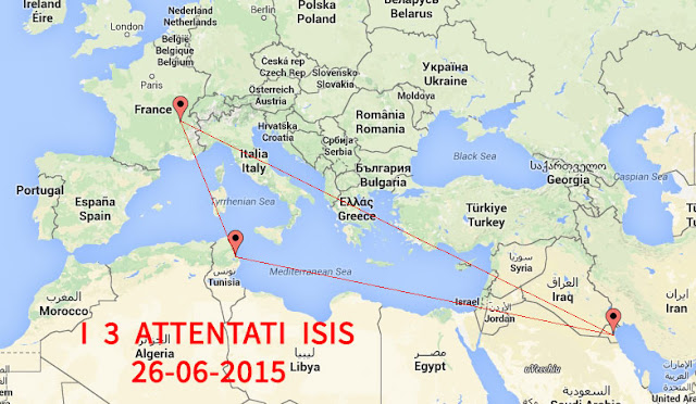 i 3 attentati ISIS     26-06-2015